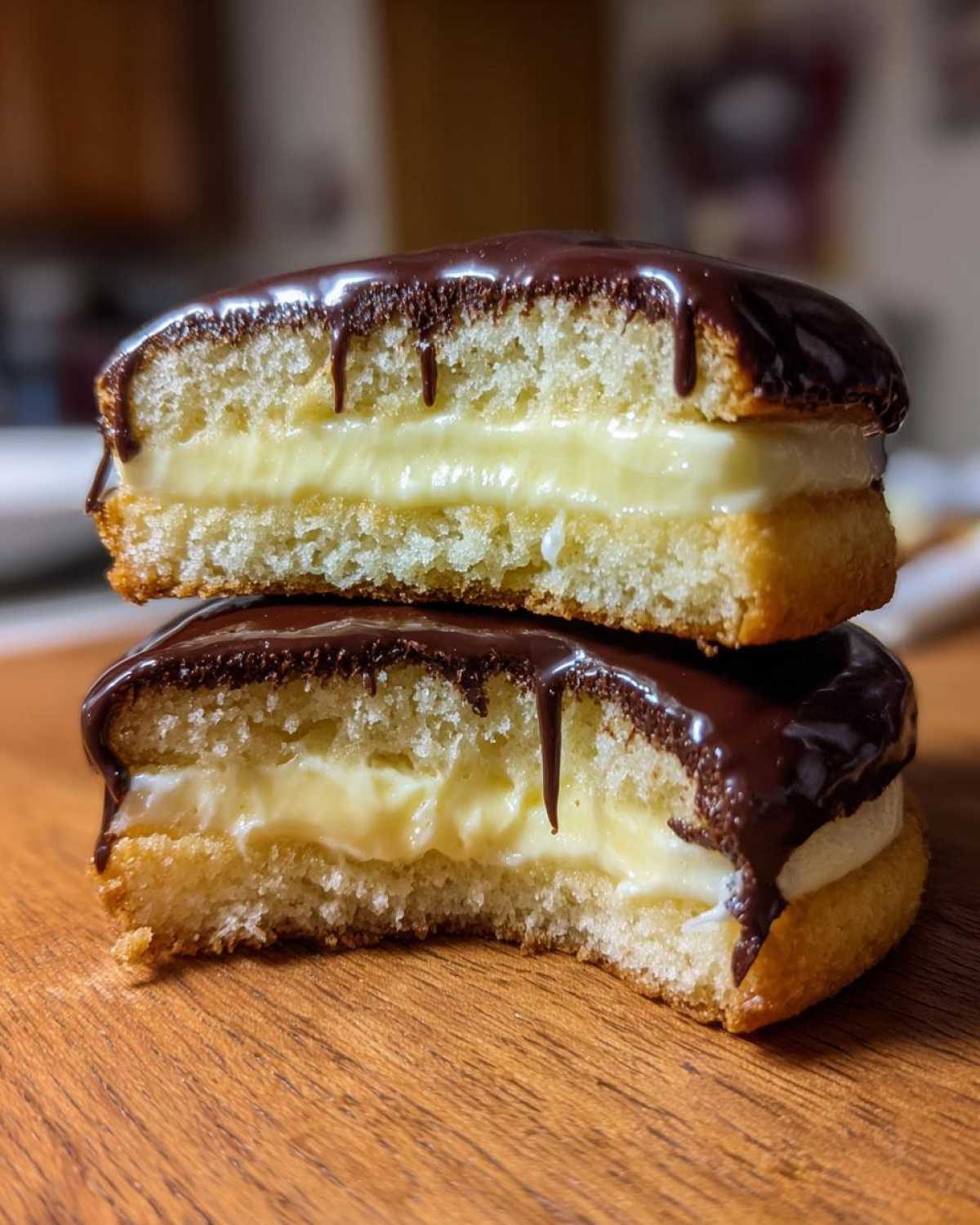 boston cream pie cookies - detail 4