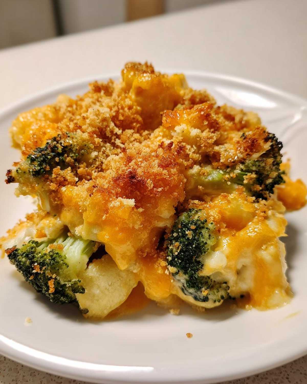 broccoli cauliflower casserole - detail 1