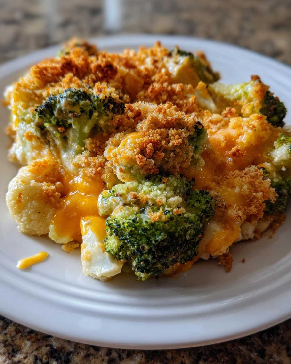 broccoli cauliflower casserole - detail 4