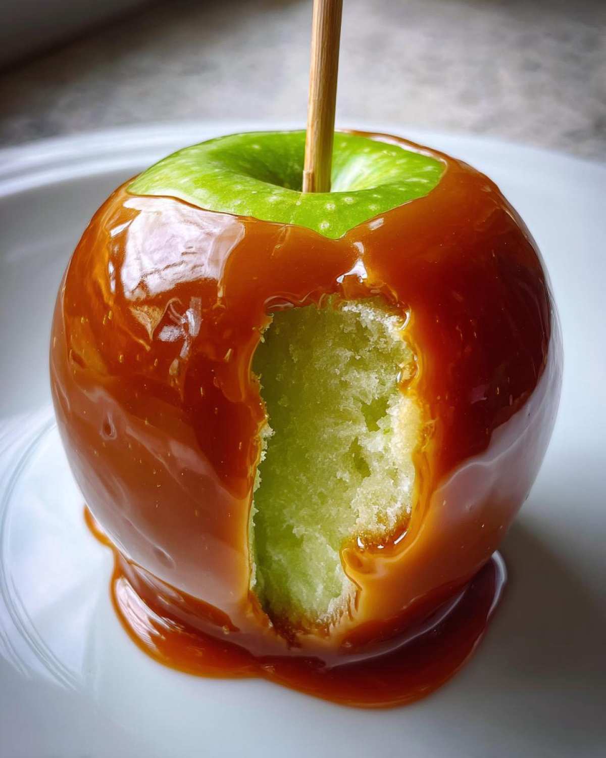 caramel apple - detail 3