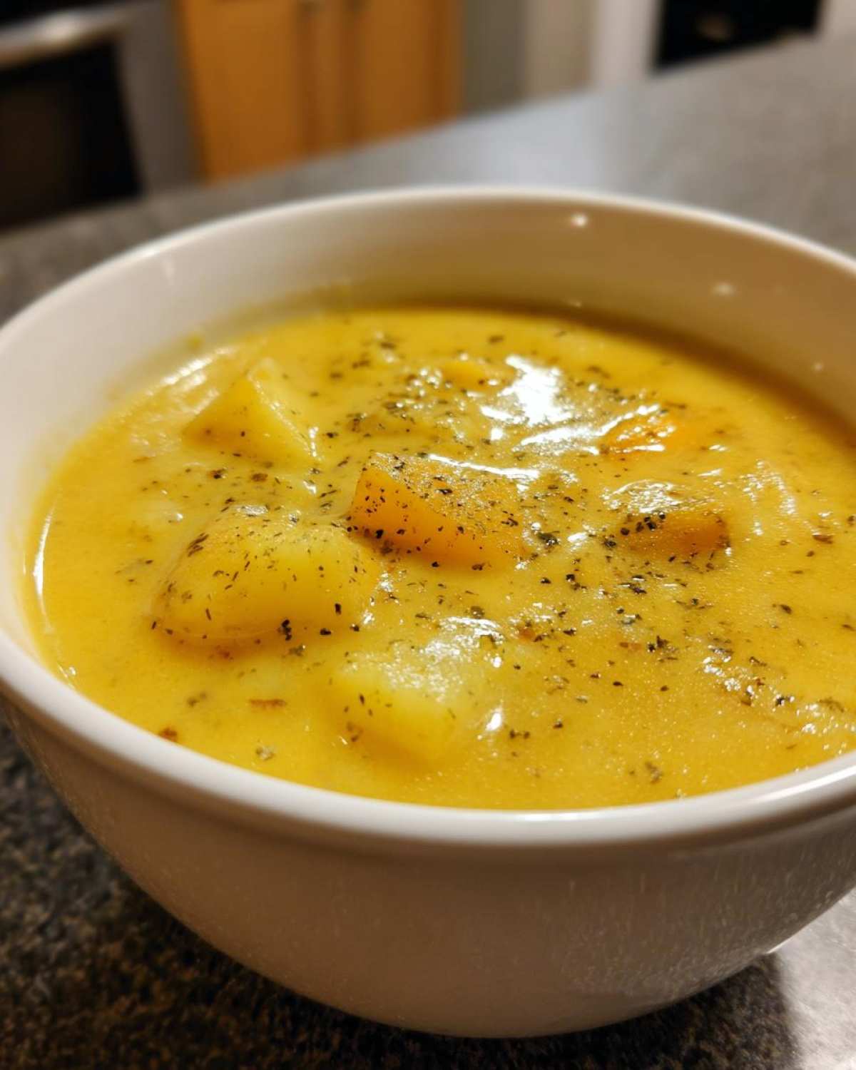 cheese soup - detail 1