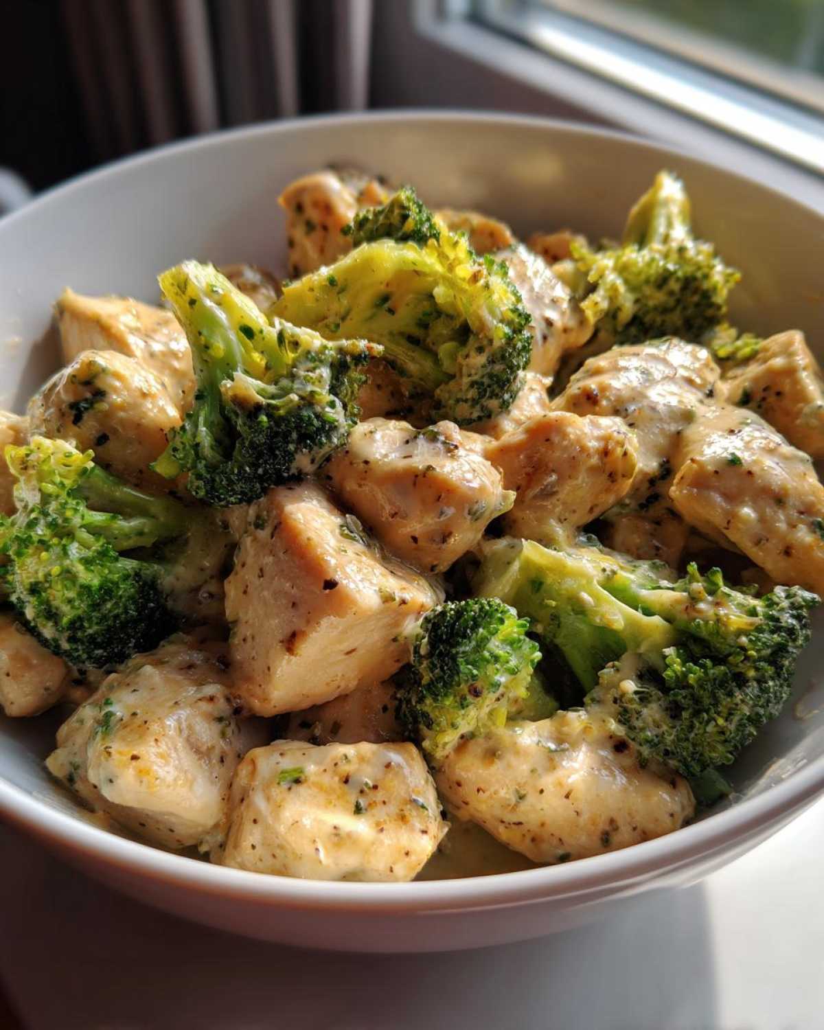 chicken and broccoli - detail 1