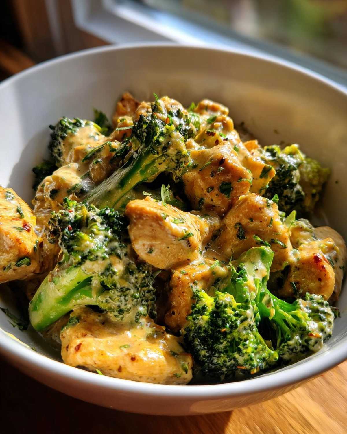 chicken and broccoli - detail 3