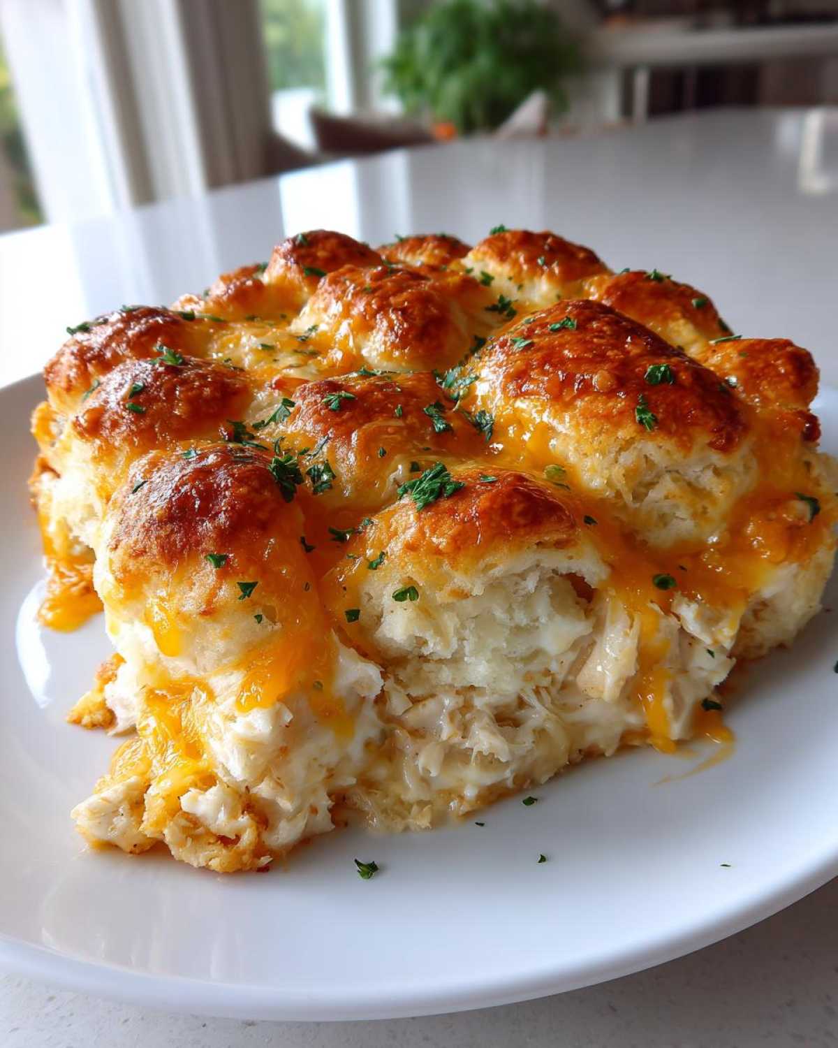 chicken bubble biscuit bake casserole - detail 1