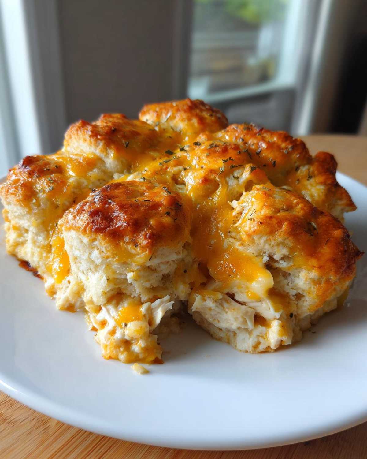 chicken bubble biscuit bake casserole - detail 2