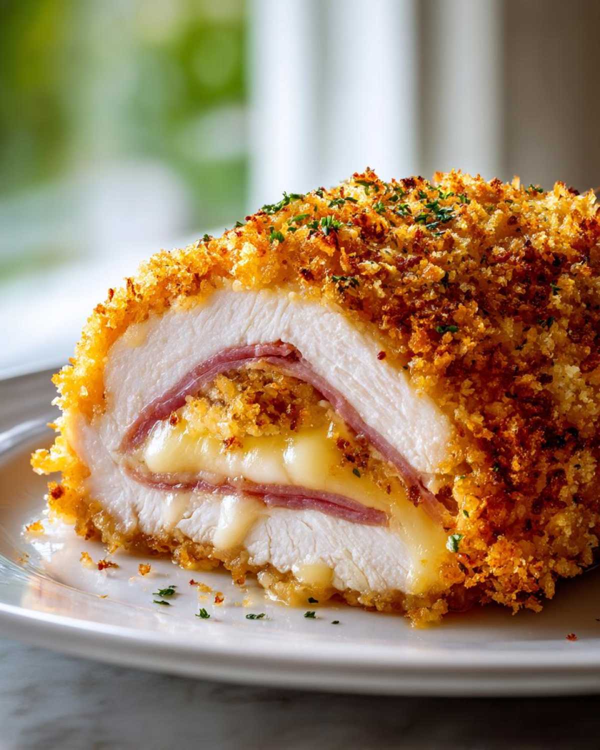chicken cordon bleu - detail 1