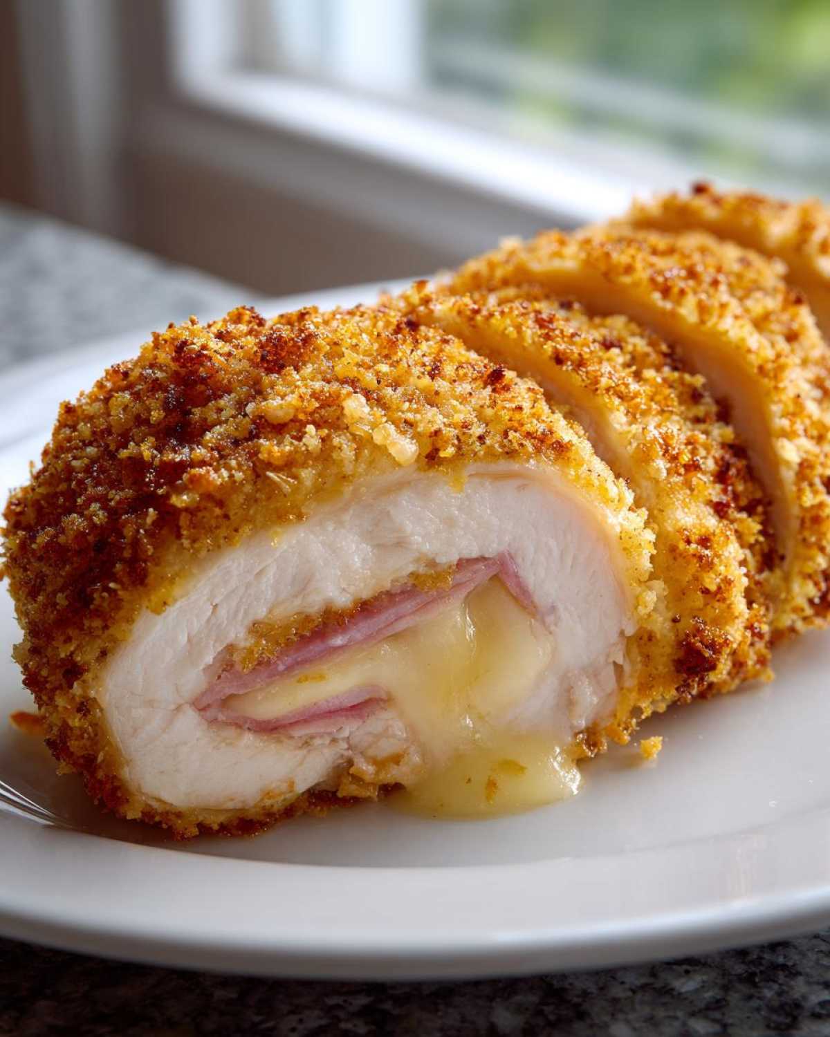 chicken cordon bleu - detail 2