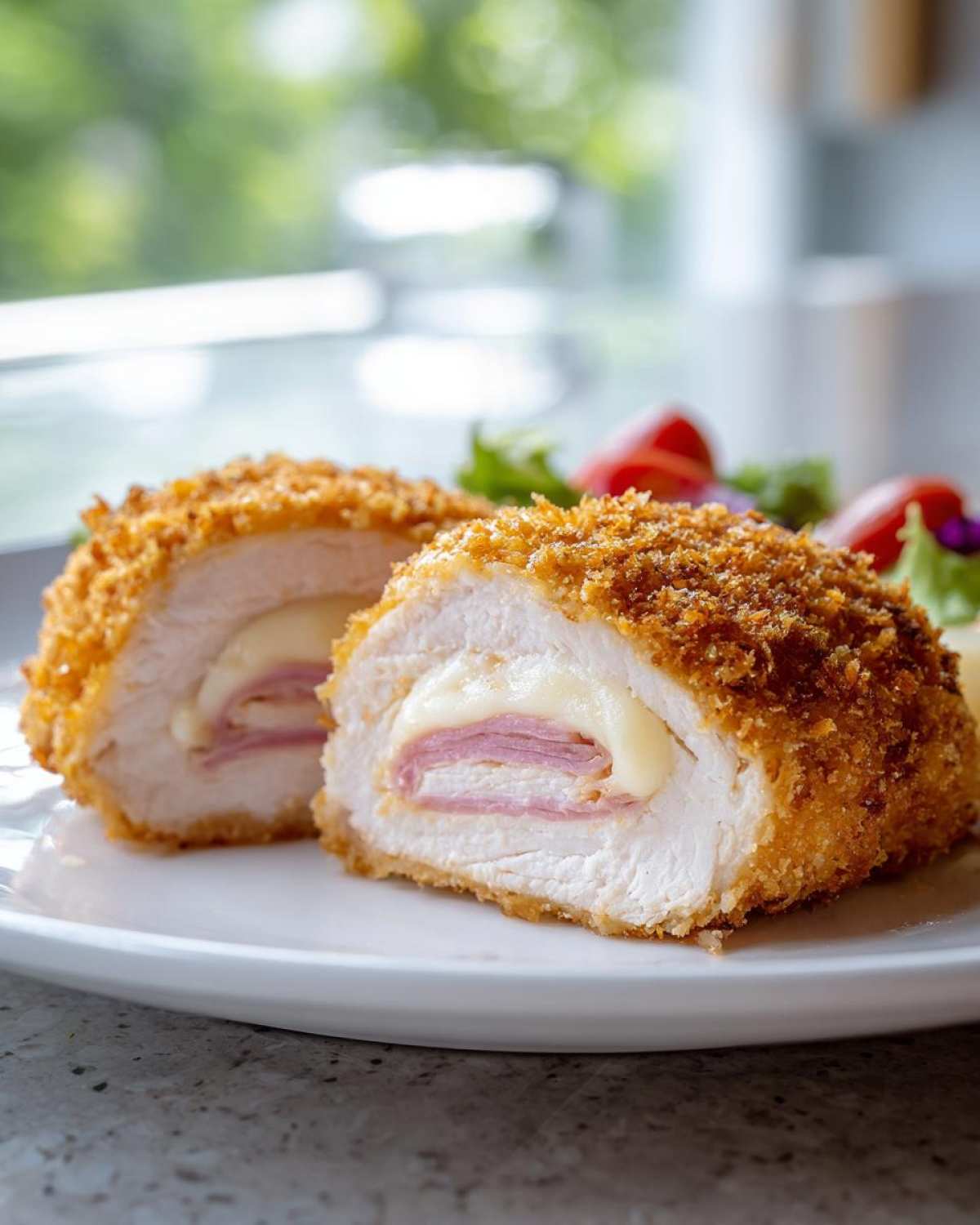 chicken cordon bleu - detail 3