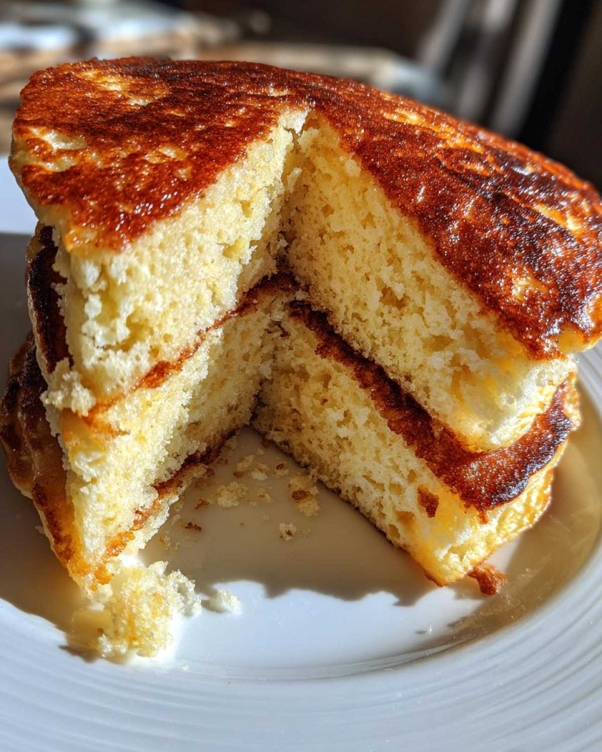 coconut flour pancakes - detail 2