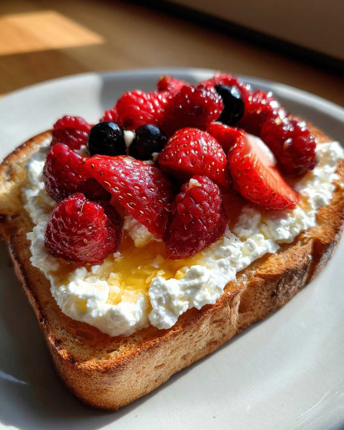 cottage cheese toast - detail 1