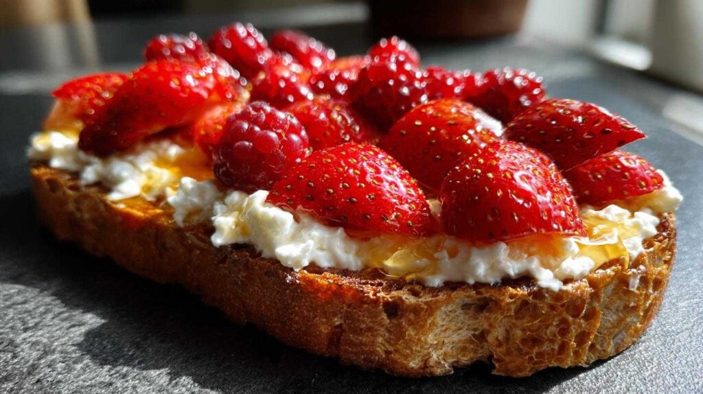cottage cheese toast