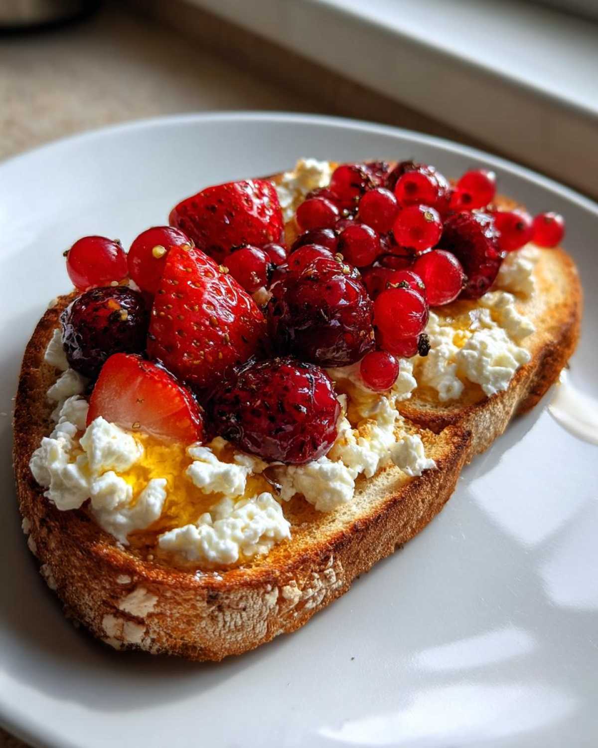cottage cheese toast - detail 2