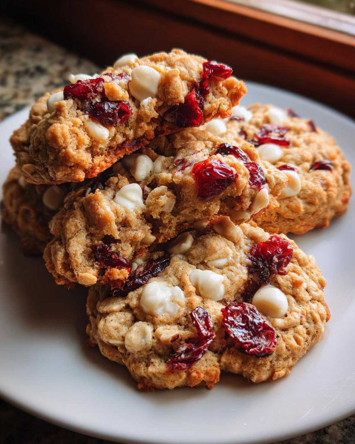 cranberry oatmeal cookies - detail 1