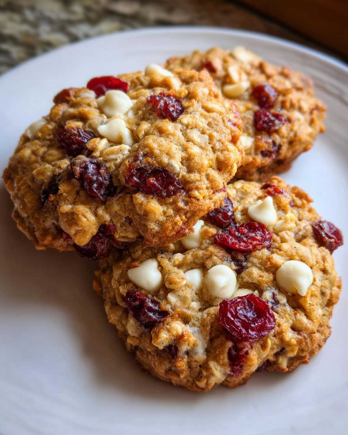 cranberry oatmeal cookies - detail 3