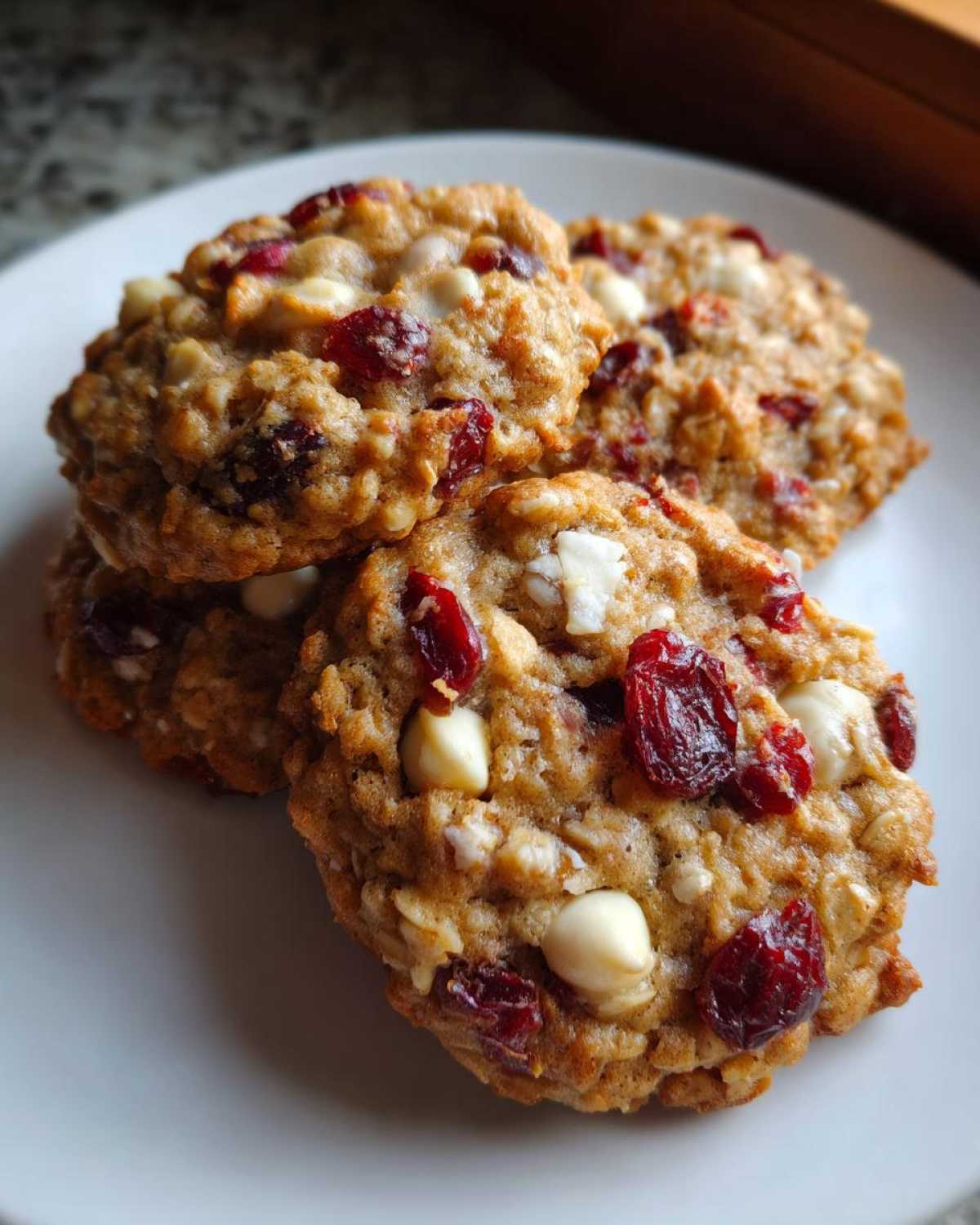 cranberry oatmeal cookies - detail 4
