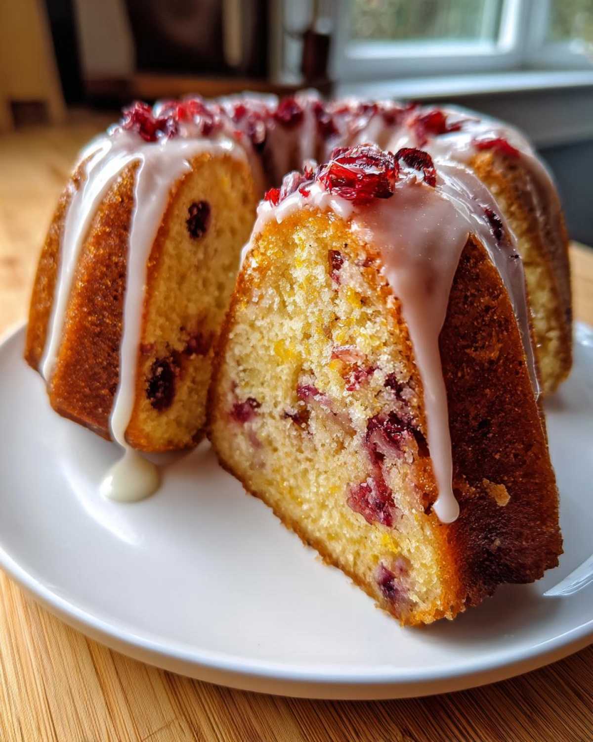 cranberry orange cake - detail 4