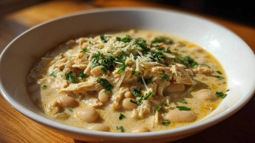 creamy white chicken chili