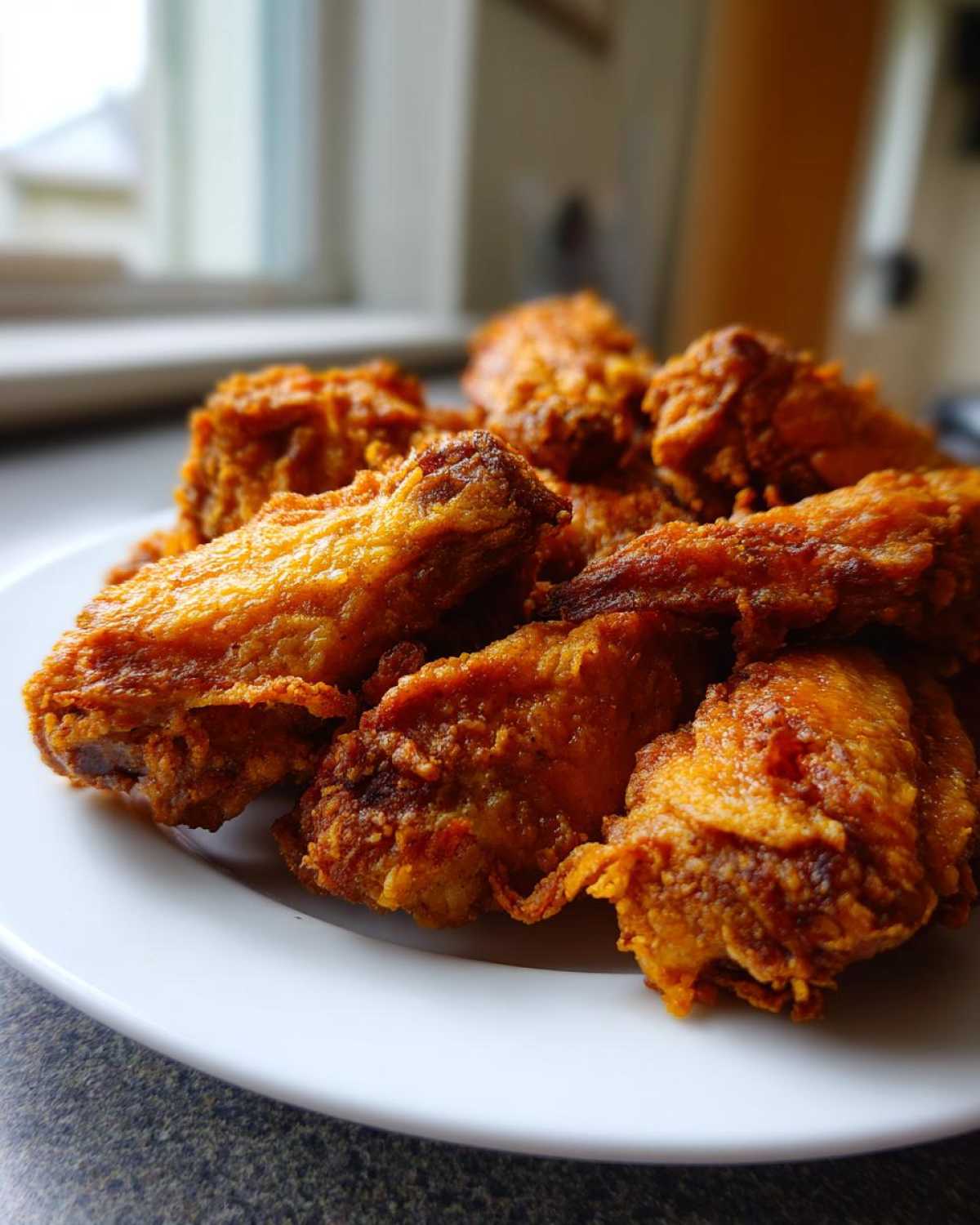 crispy baked chicken wings - detail 4