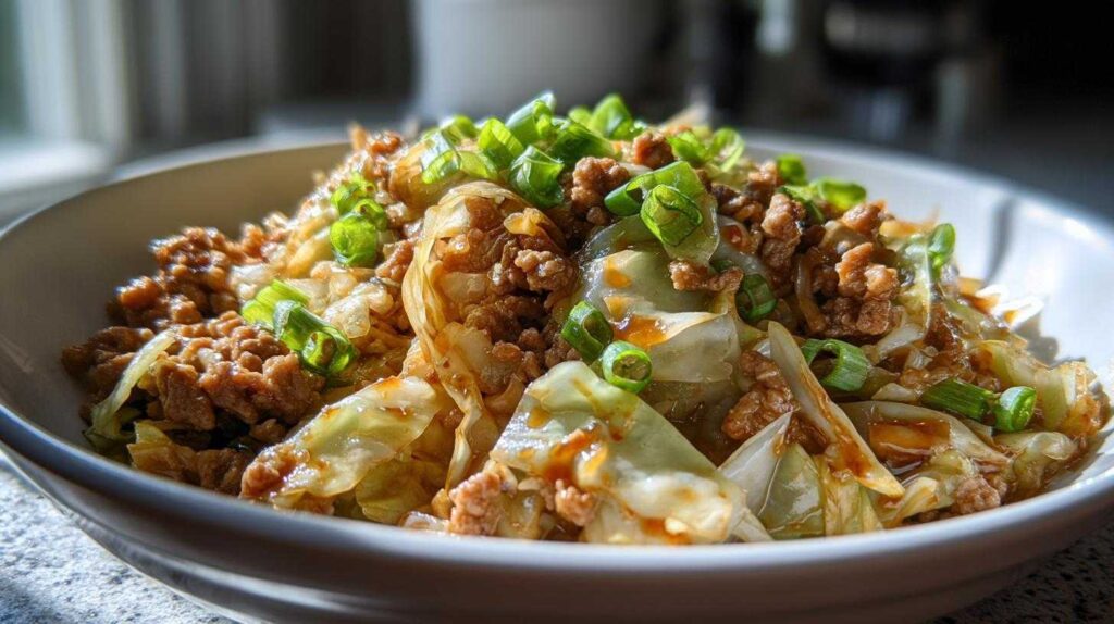 egg roll in a bowl