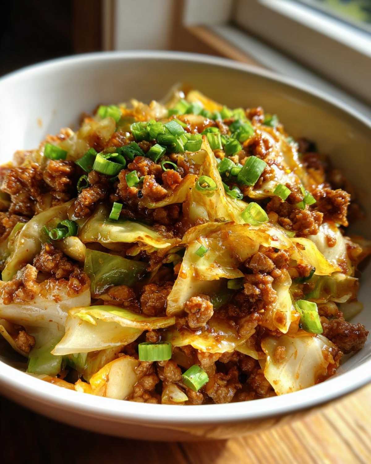 egg roll in a bowl - detail 3