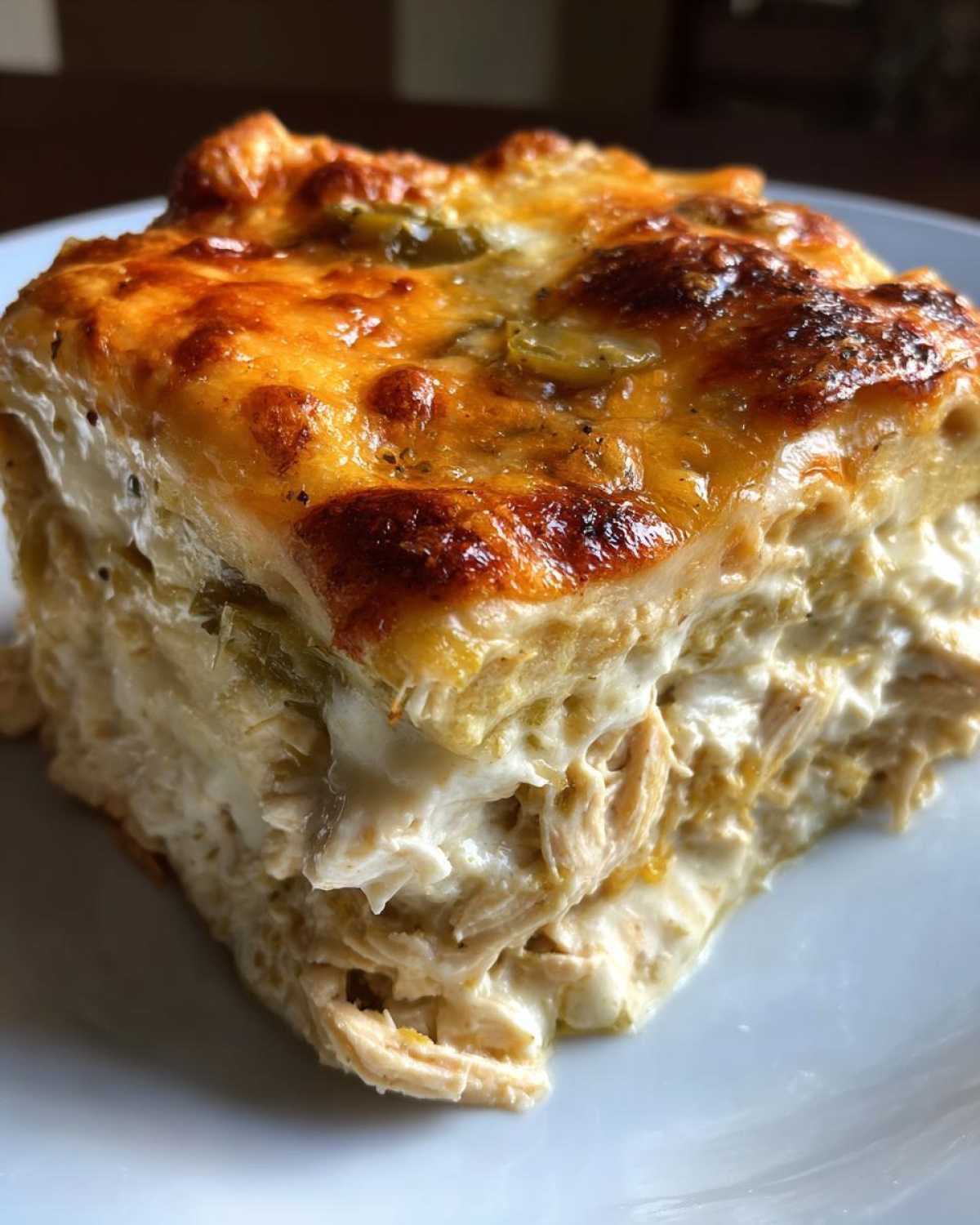 green chile chicken enchiladas - detail 1