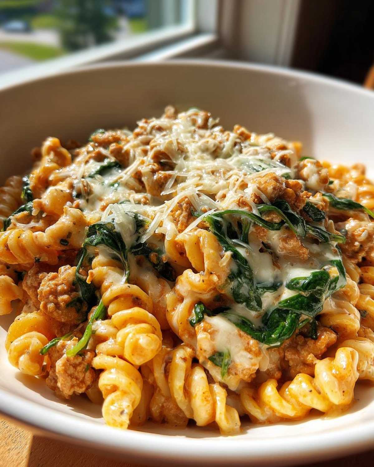 ground turkey pasta - detail 2