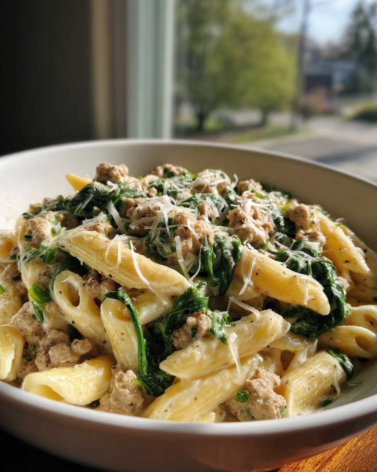 ground turkey pasta - detail 3