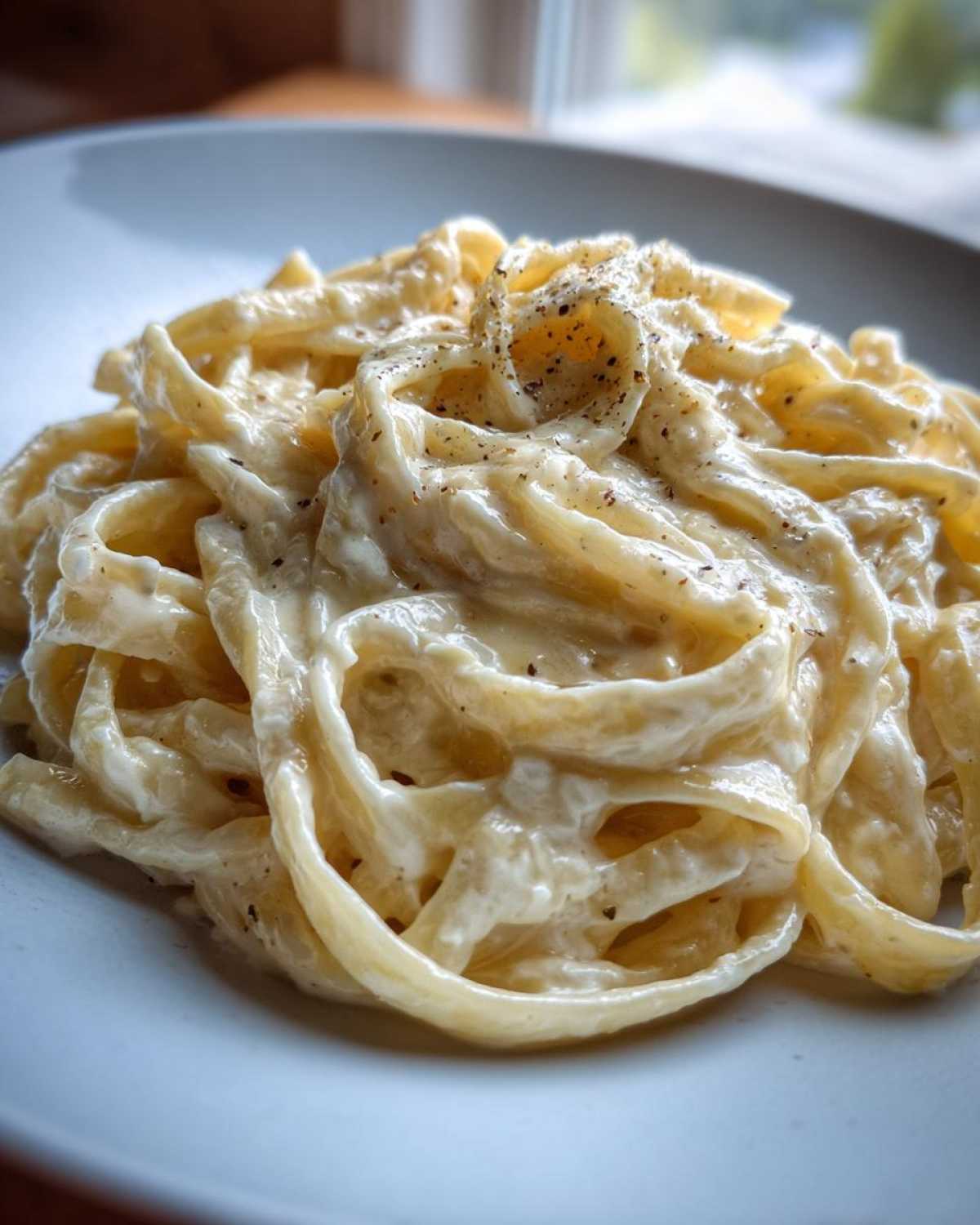 homemade alfredo sauce - detail 4