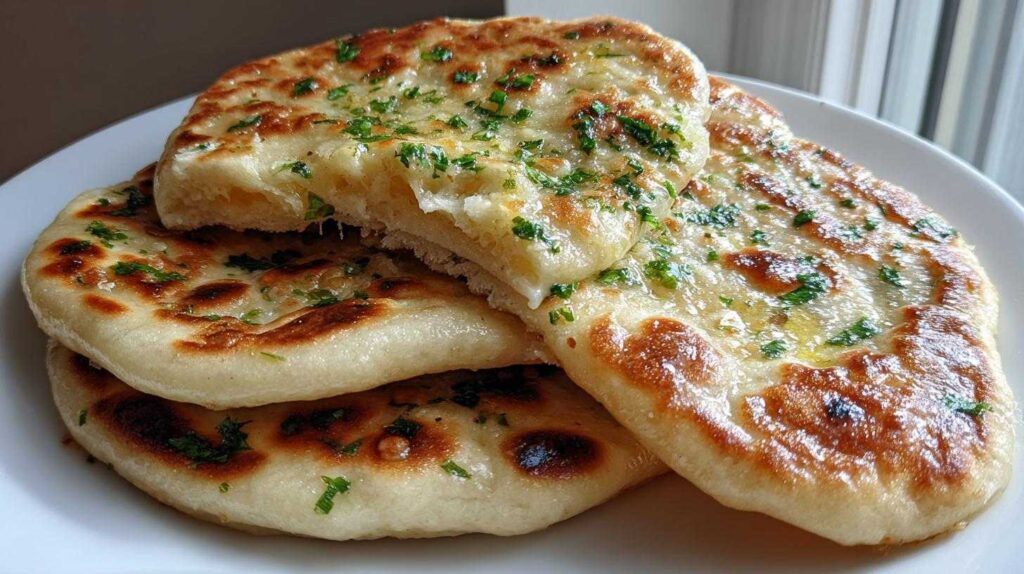 homemade naan bread