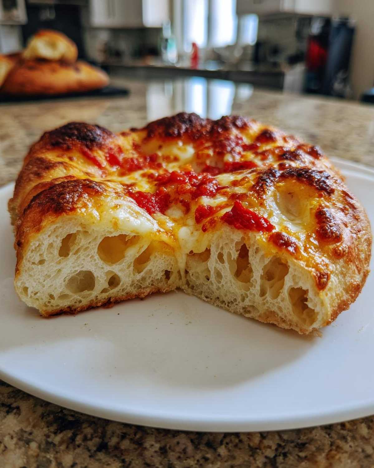 homemade pizza - detail 1