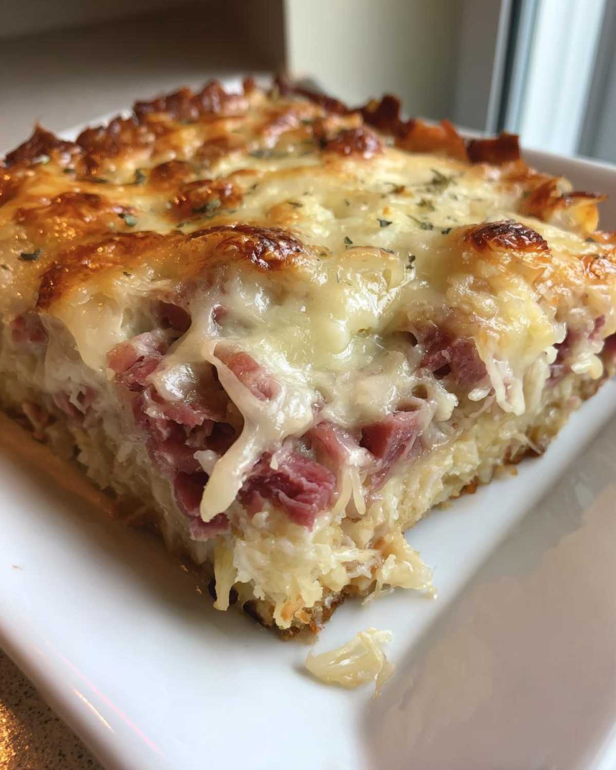 homemade reuben bake - detail 4