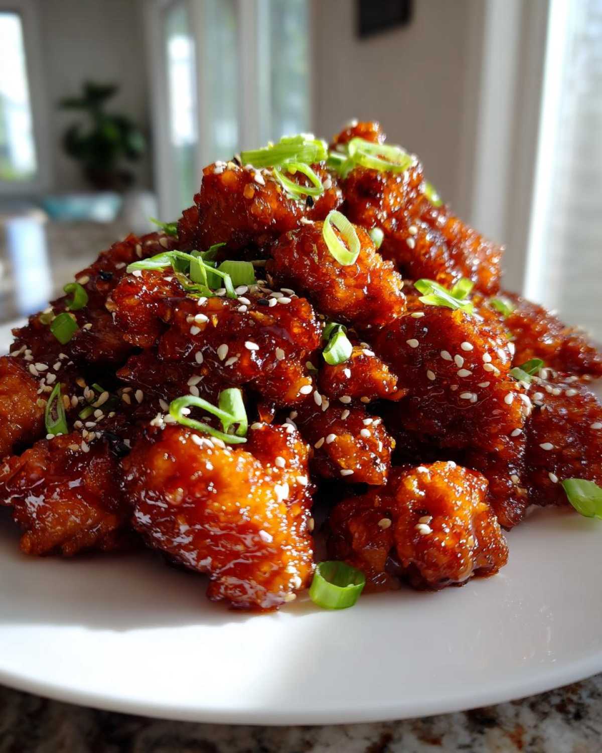 honey garlic chicken - detail 3