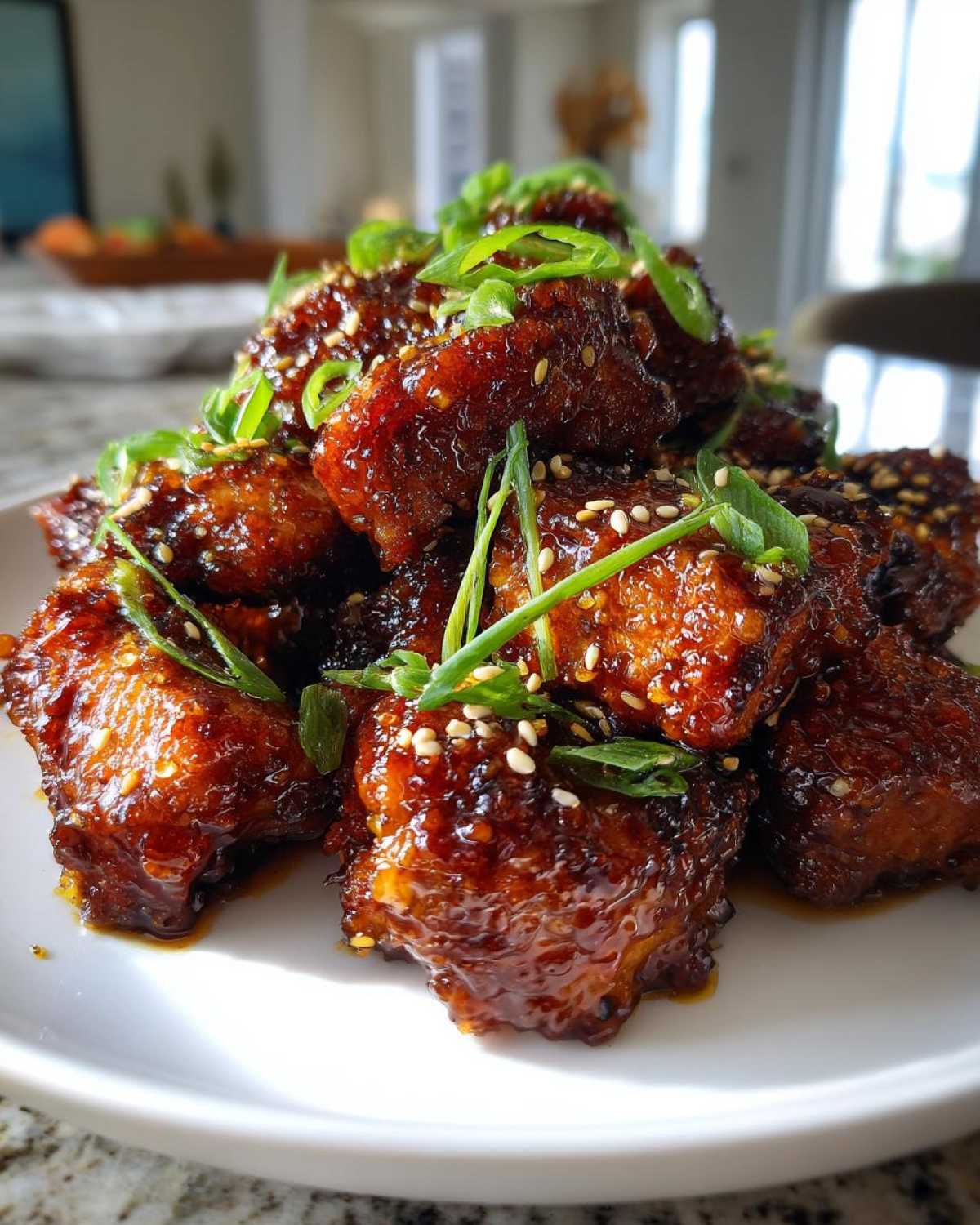 honey garlic chicken - detail 4