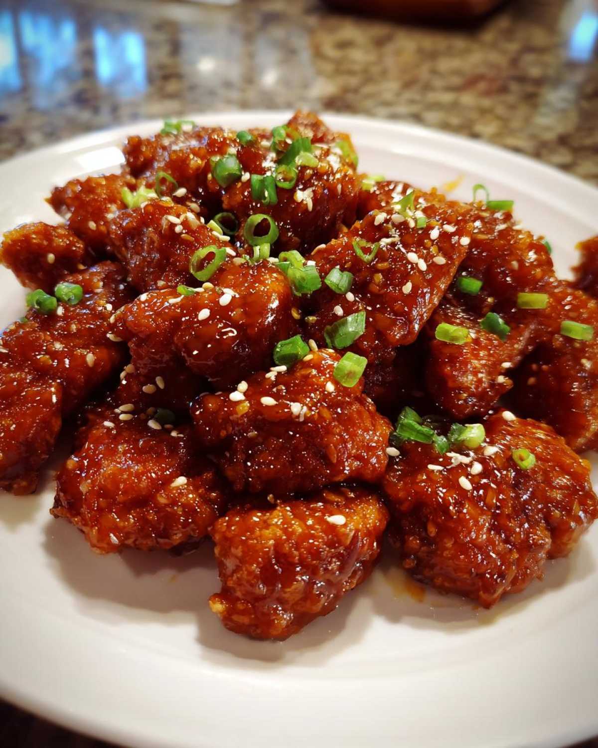 honey garlic chicken - detail 4