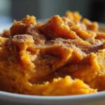 mashed sweet potatoes