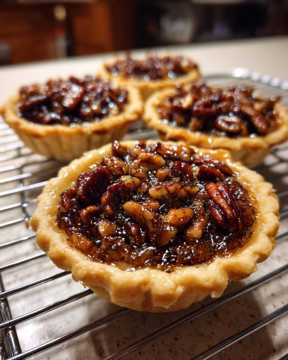 mini pecan pies - detail 2