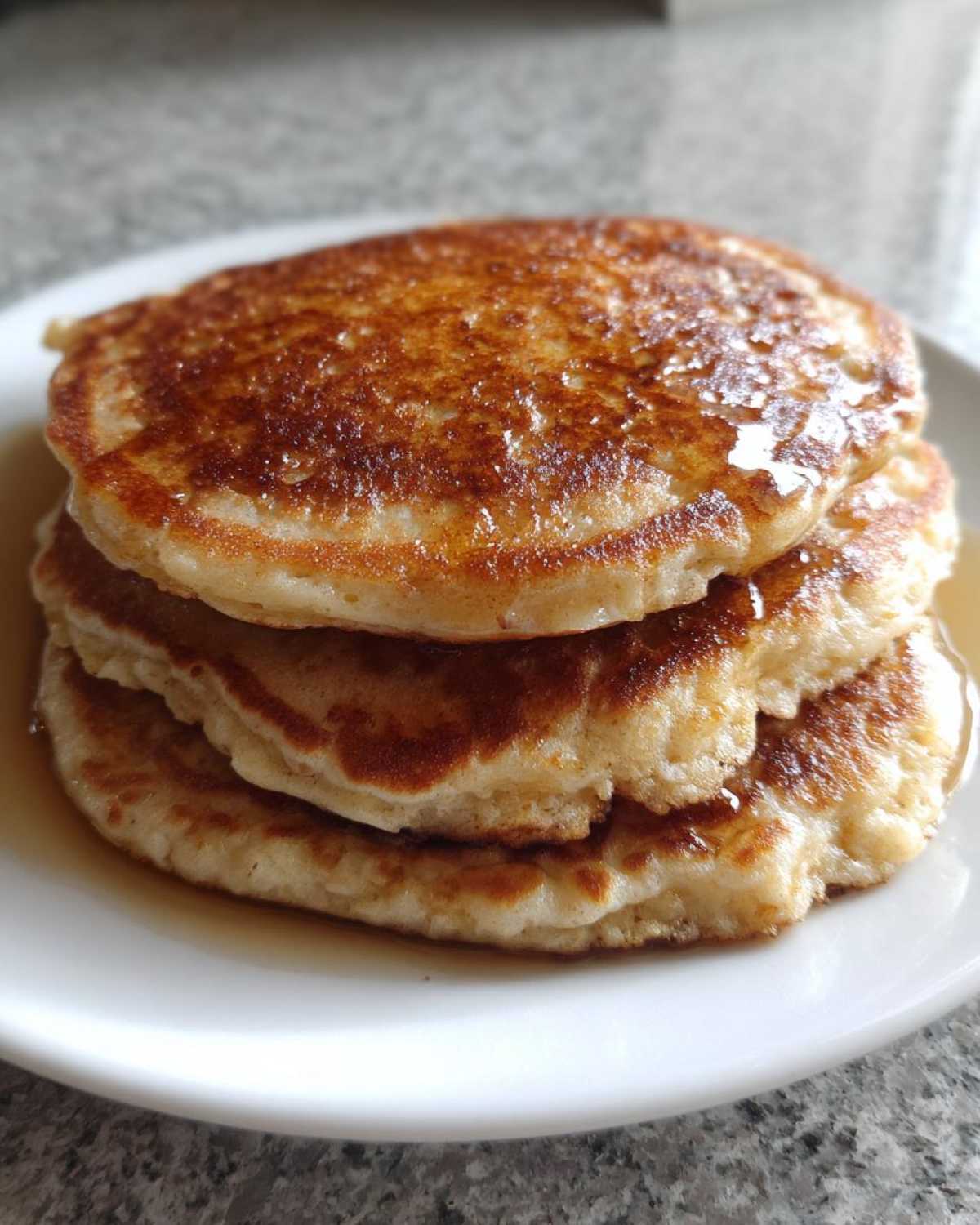 oatmeal pancakes - detail 1