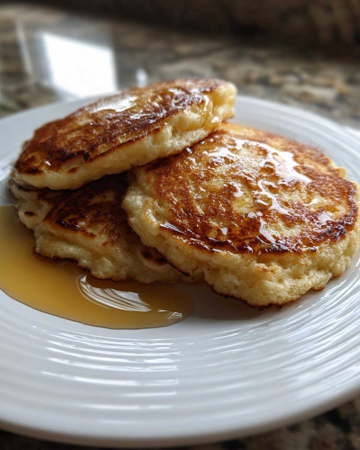 oatmeal pancakes - detail 1