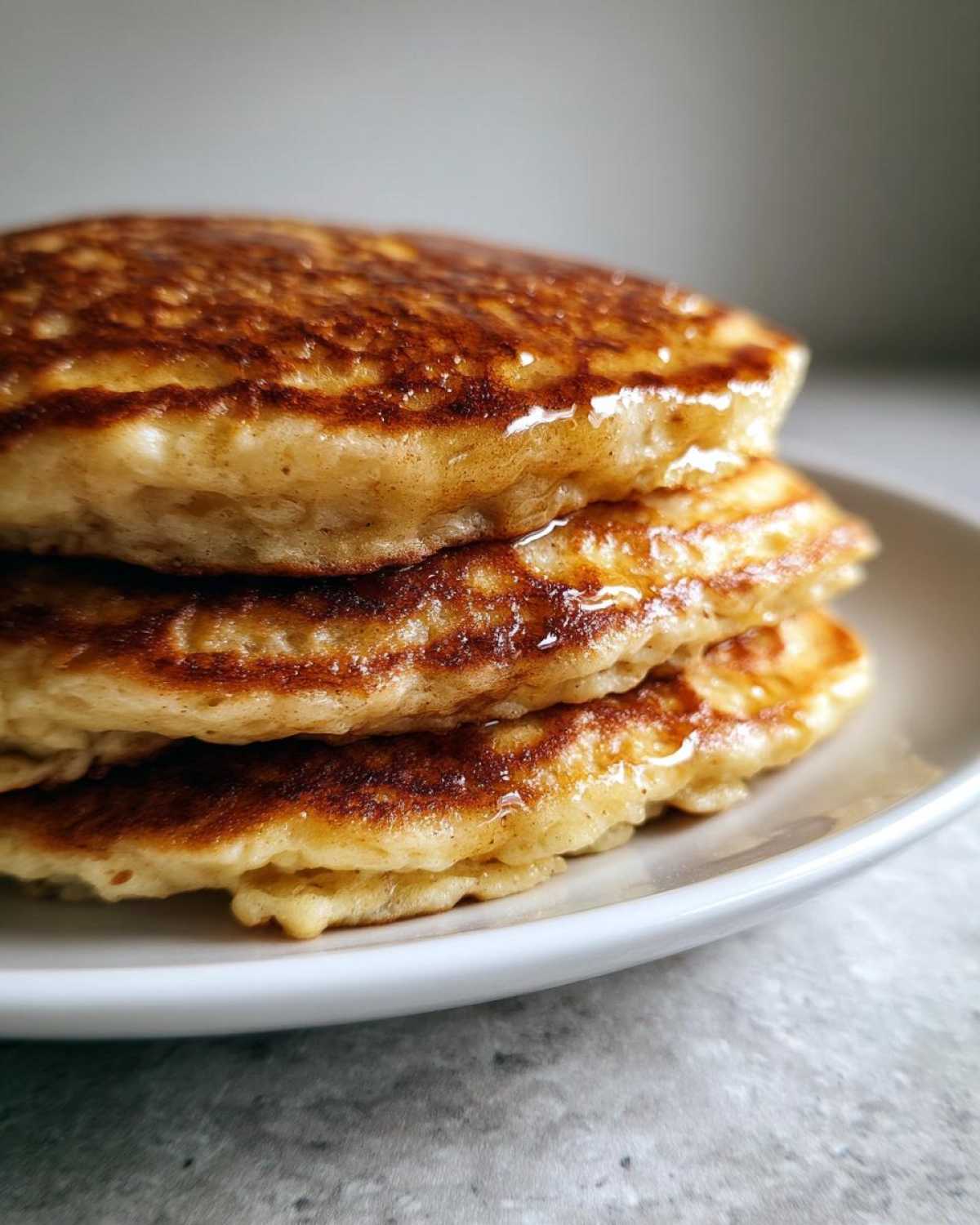 oatmeal pancakes - detail 2