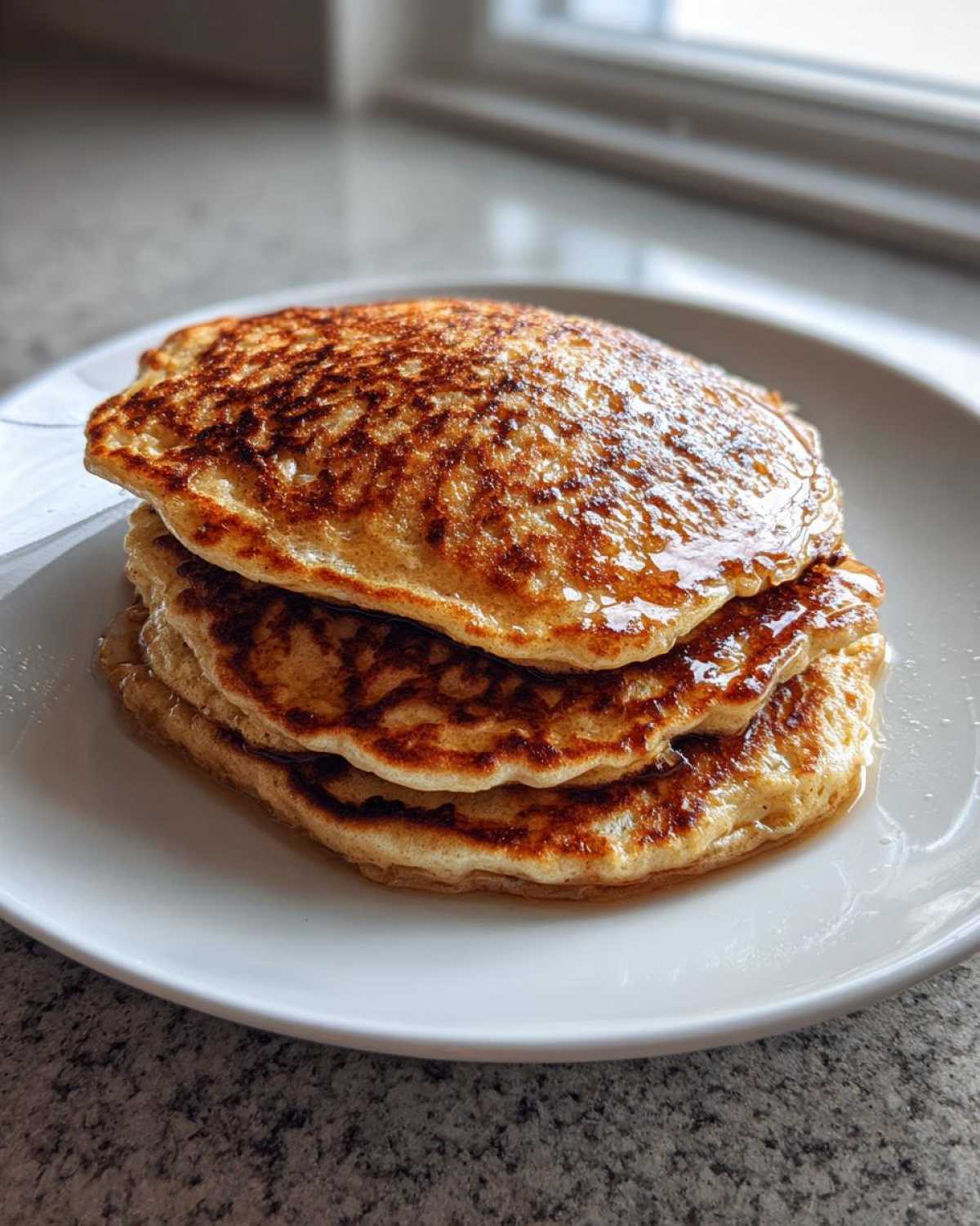 oatmeal pancakes - detail 3