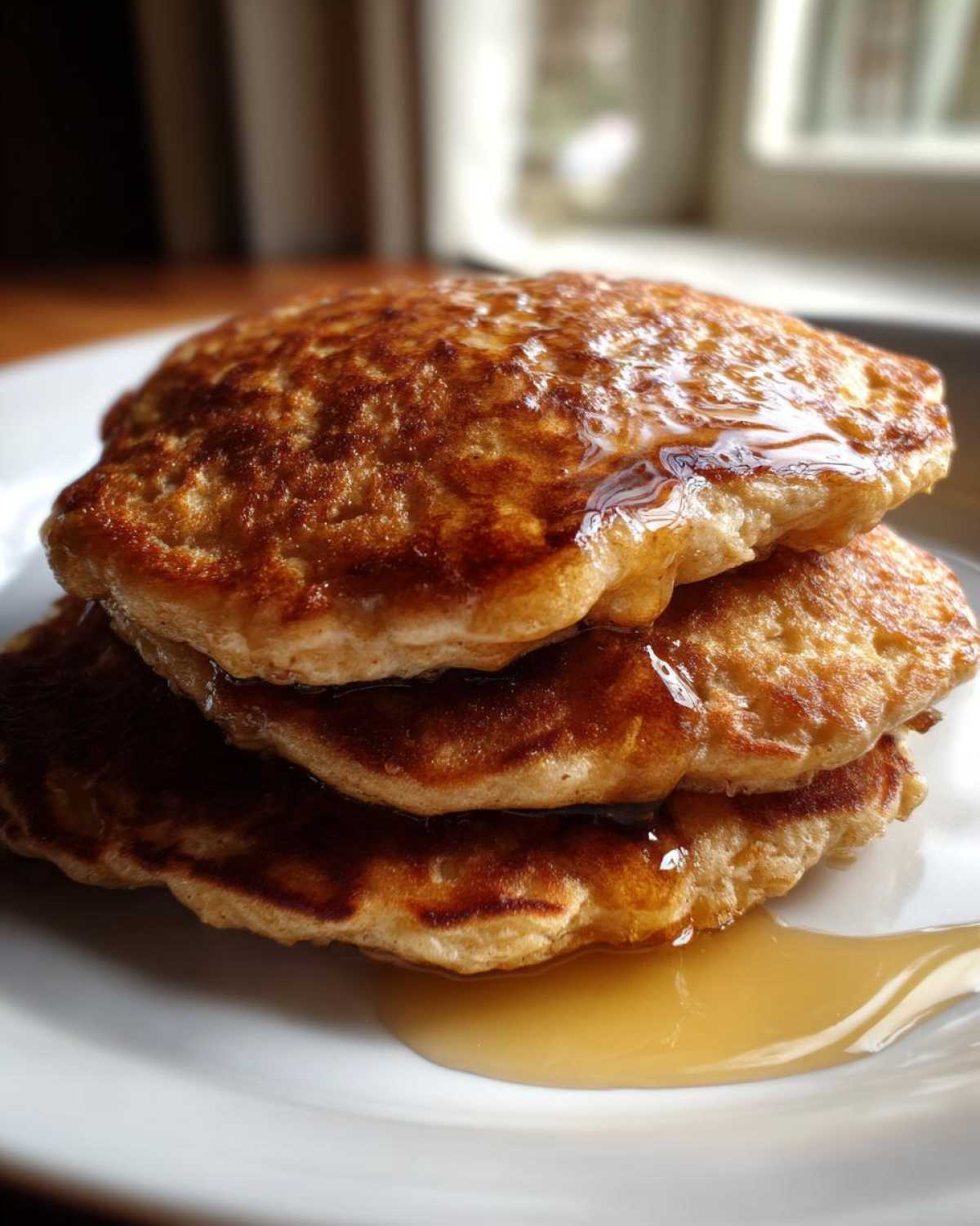 oatmeal pancakes - detail 3