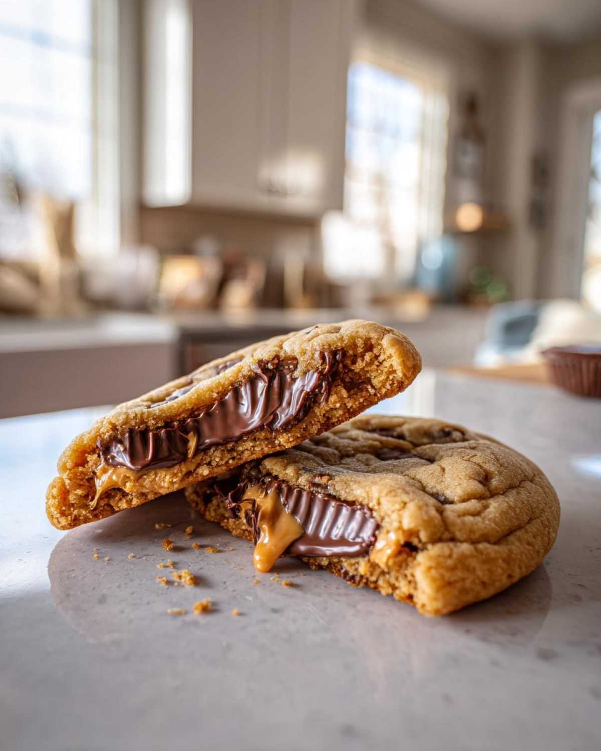 peanut butter cup cookies - detail 2