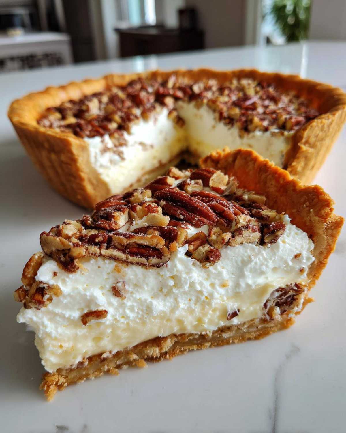 pecan cream pie - detail 2