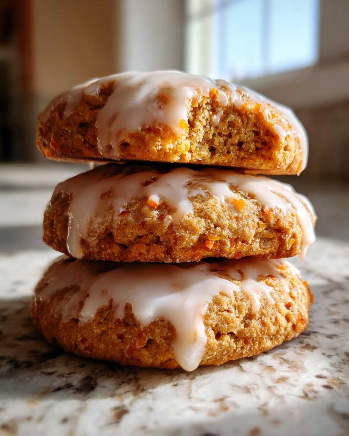 persimmon cookies - detail 1