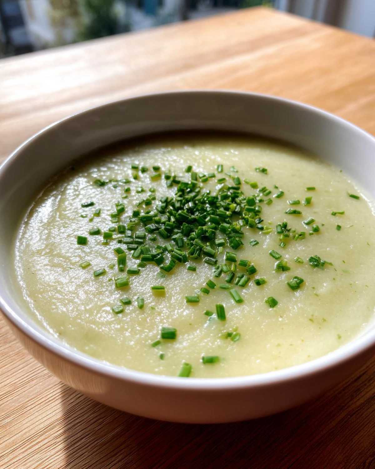 potato leek soup - detail 4