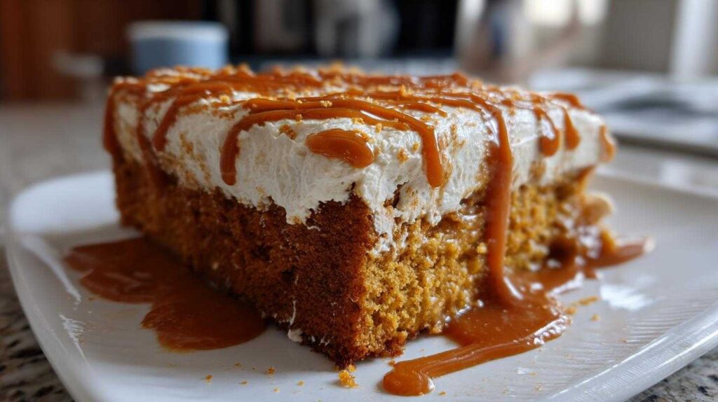 pumpkin poke cake