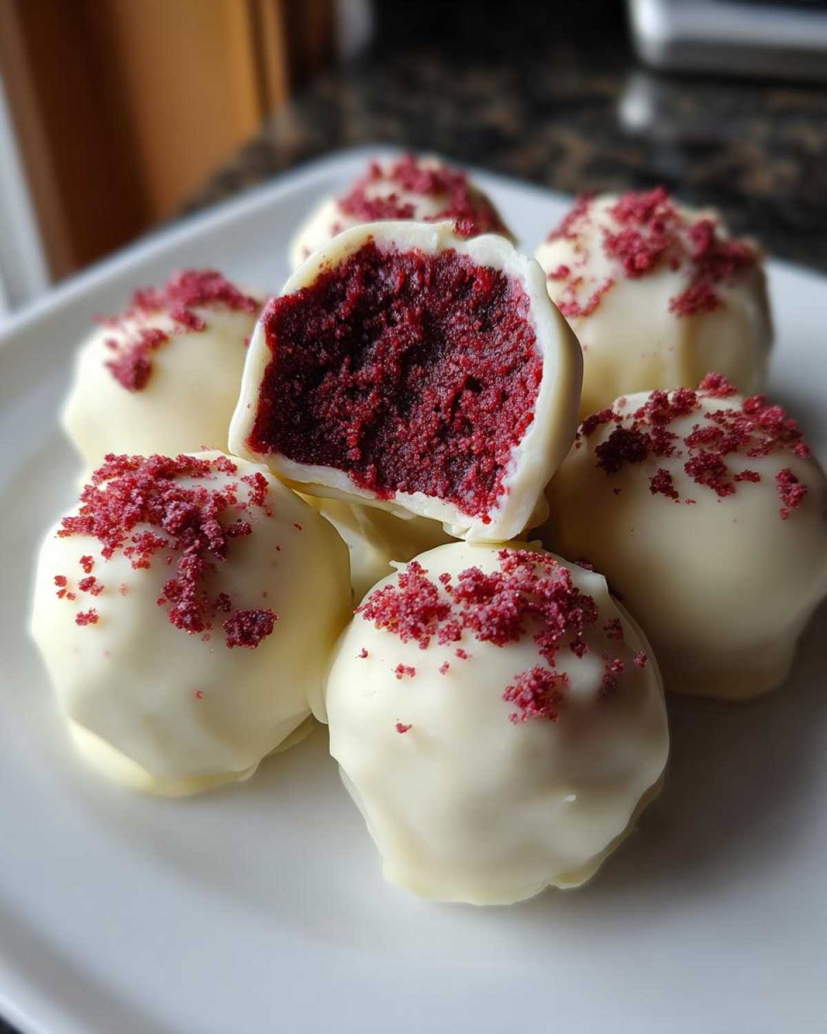 red velvet cake balls - detail 4