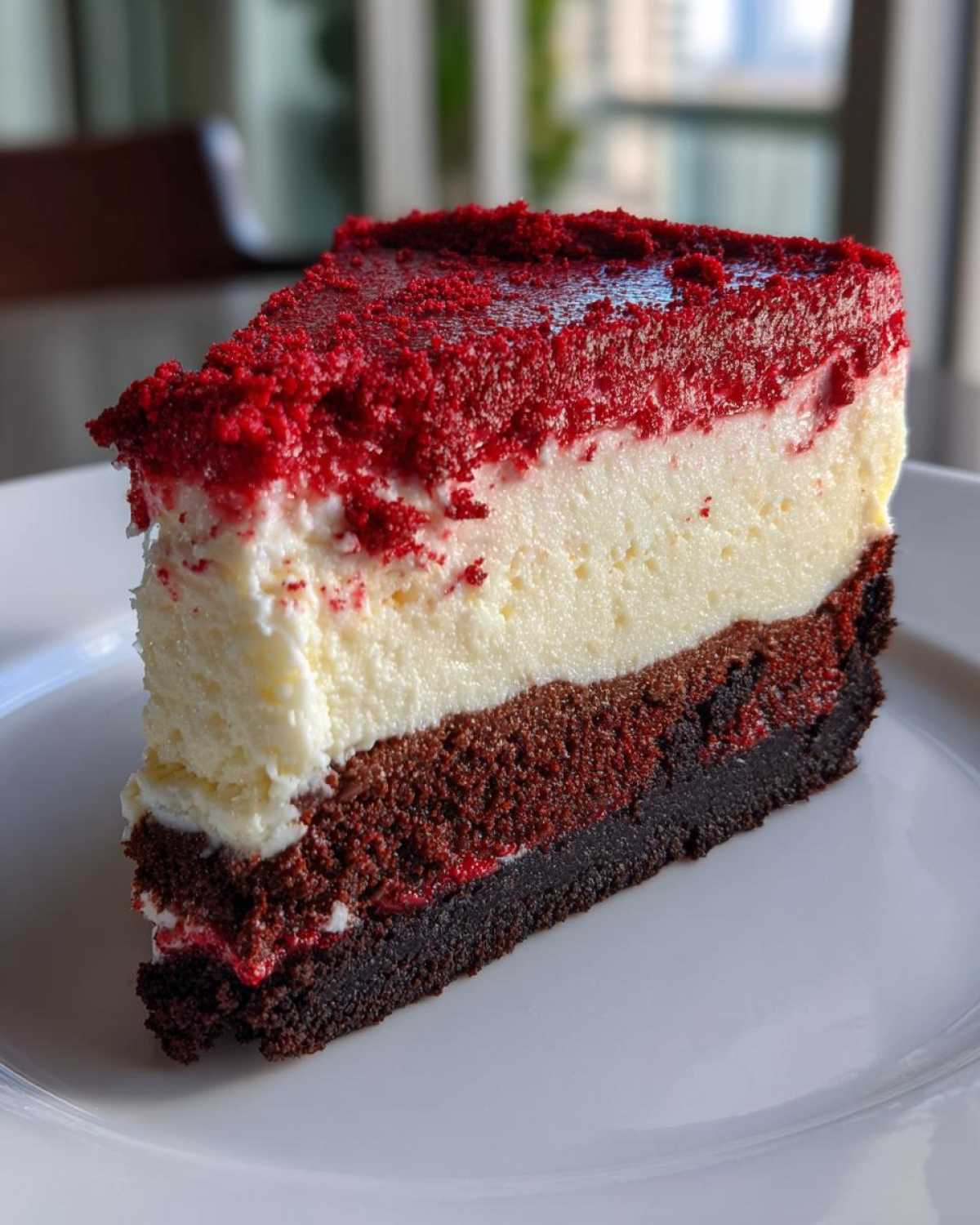 red velvet cheesecake - detail 4