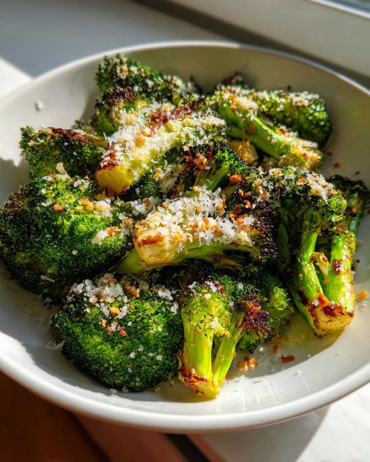 roasted broccoli - detail 3