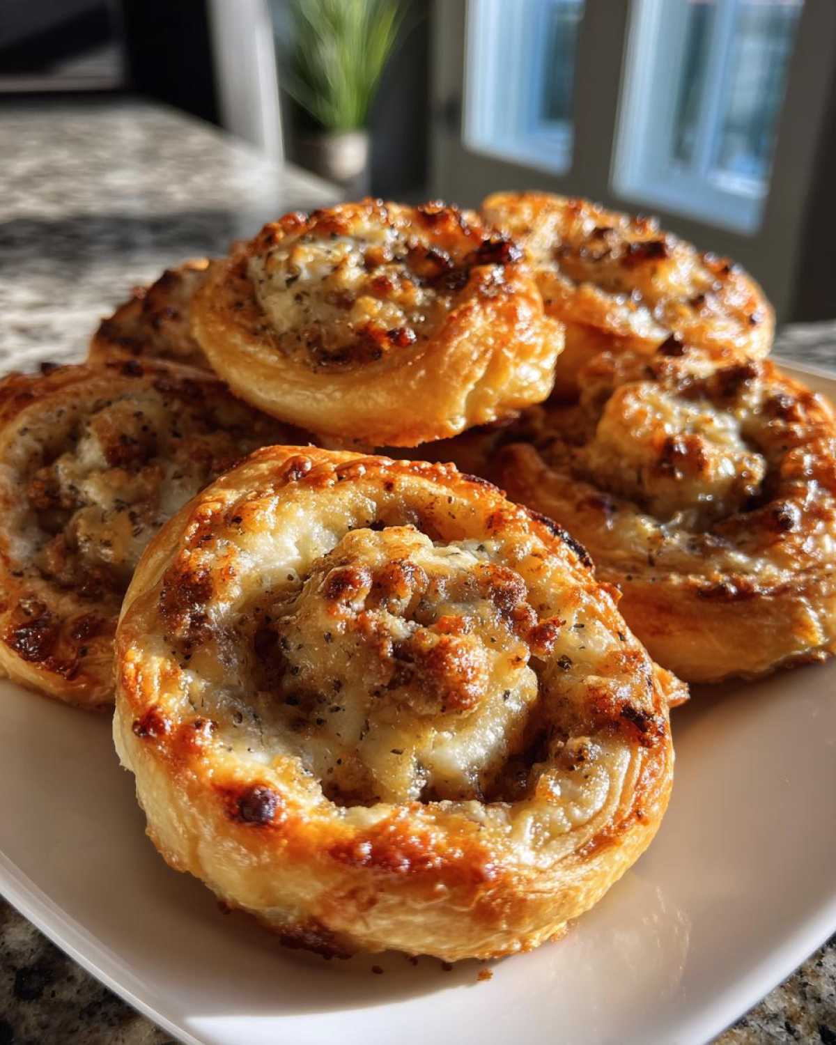 sausage pinwheels - detail 3